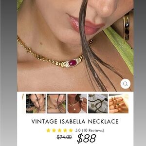 Necklace 18k Bella hadid